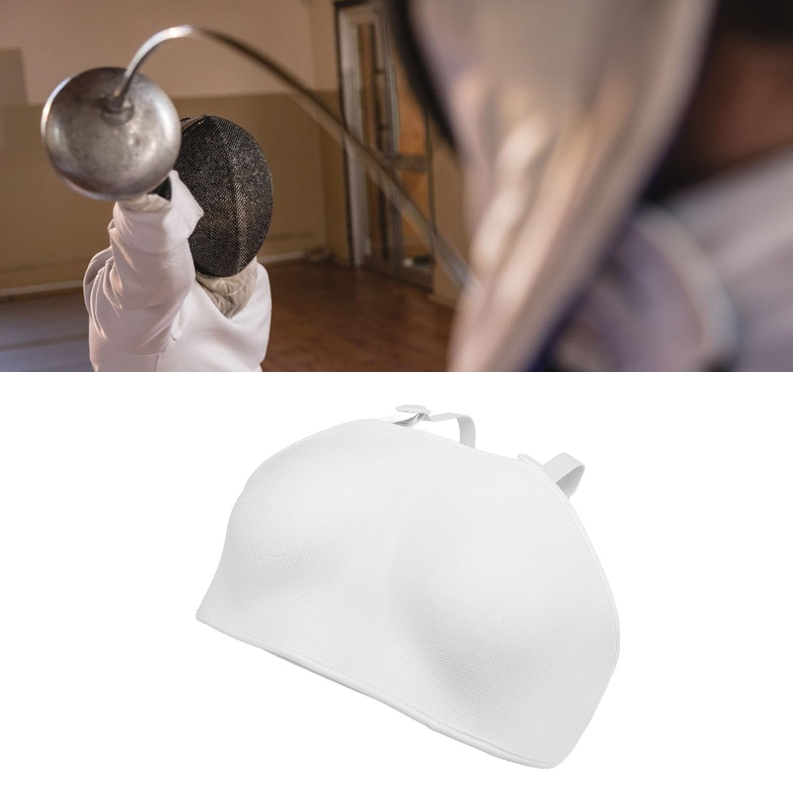 Diyeeni Protezione Pettorale Scherma, Pettorina Alta Resistenza Plastica, | Protezione per il torace da scherma per donne, protezione per il seno per ragazze adulte per competizione, allenamento,