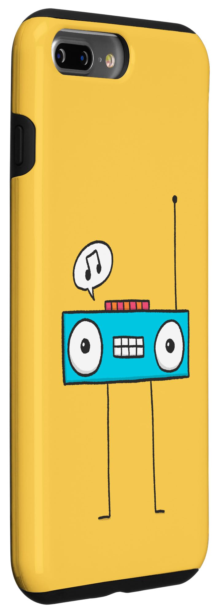 iPhone 7 Plus/8 Plus Happy Boombox Buddy Illustrated Case - Image 3