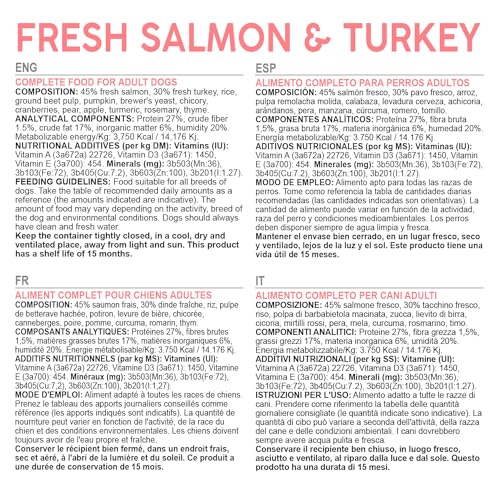 Arquivet Fresh Lachs & Türkei 10 kg Halbfeuchtfutter mit Lachs und Truthahn – Ansicht 6