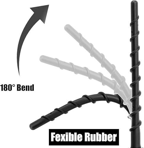 Miniatura 5 de VOFONO Antena de radio para GMC Sierra Chevy Silverado 1500 2500 3500 (2009-2024)  Antena de repuesto directo en espiral de 8.5 pulgadas (rosca M7)