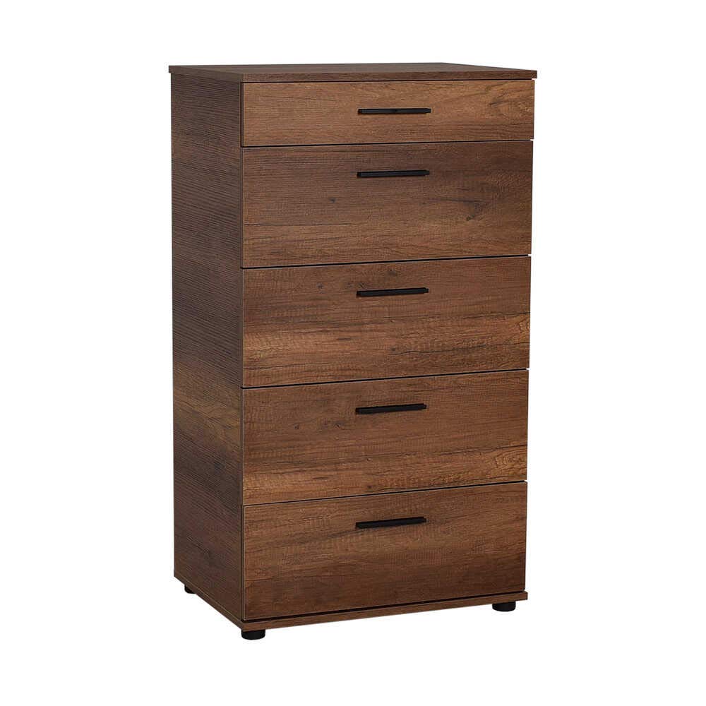 Buy Adore FurnitureTrendline Chest of Drawer with 5 Drawers, 60 cm x