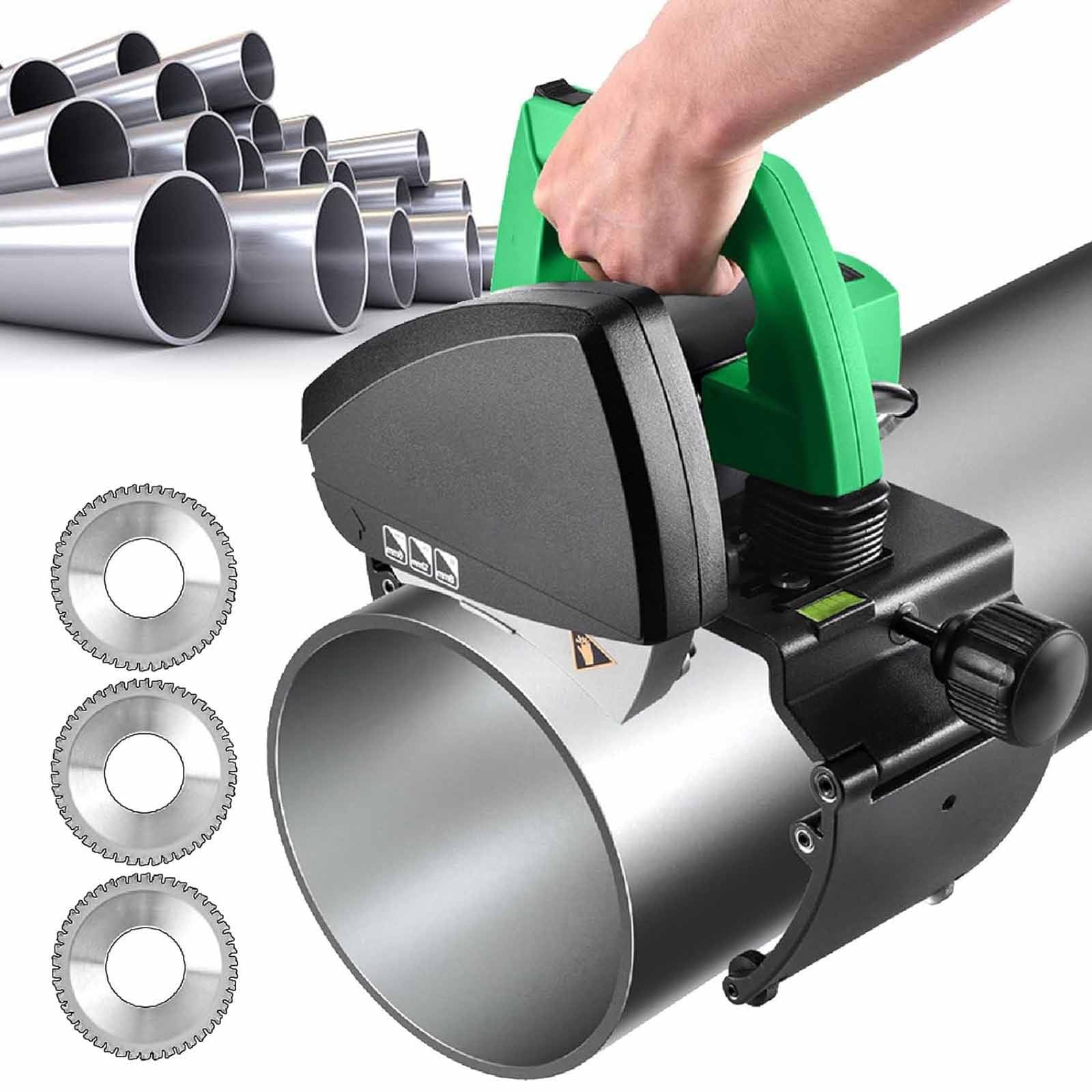 Obcinak do rur 15-400 mm, wytrzymałe narzędzie tnące ze stali nierdzewnej z precyzyjnym mocowaniem szynowym i trwałym ostrzem stalowym do rur miedzianych, mosiężnych, PVC i stalowych