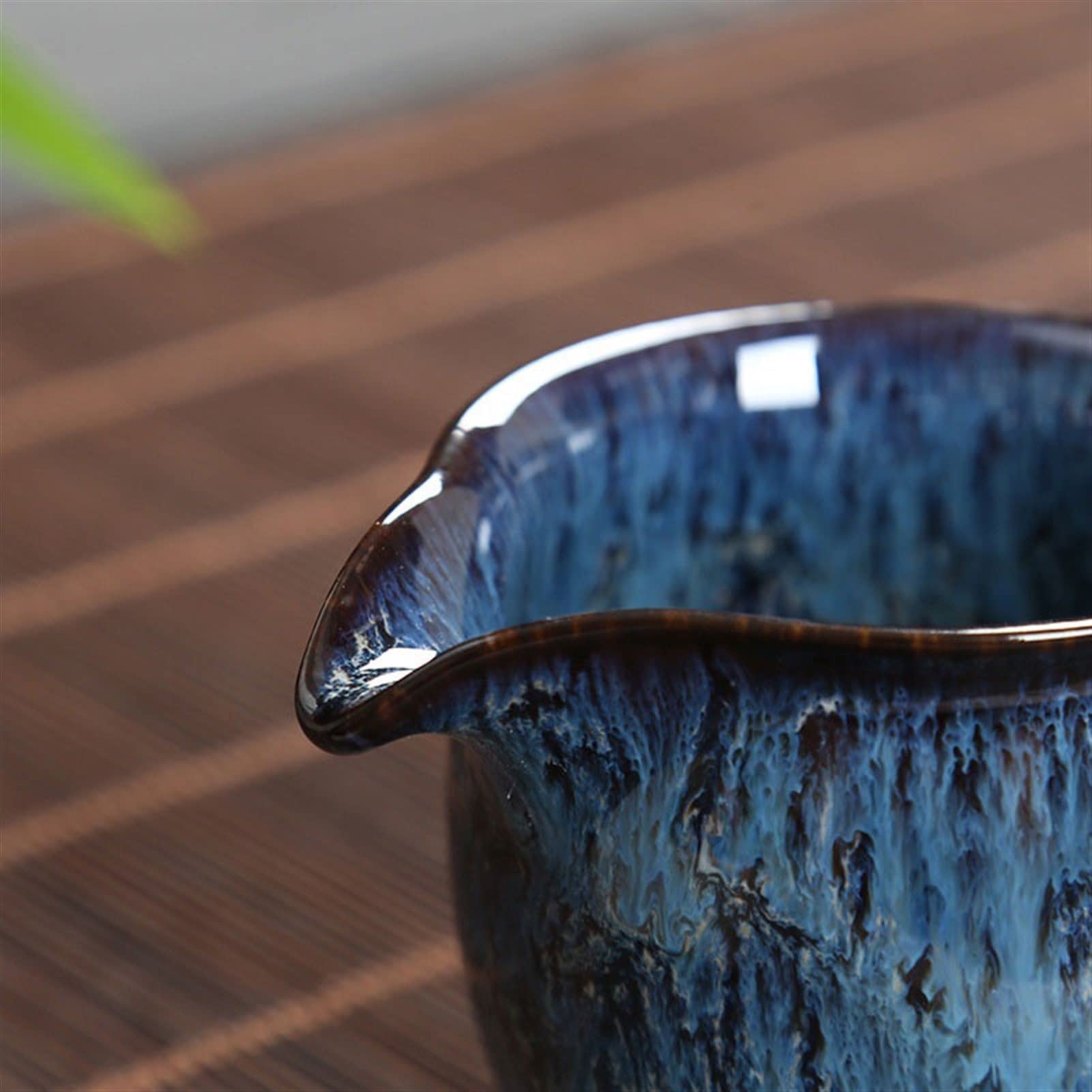 Pot À Lait Rétro café Lait cruté créatif Couleur Chinois Kung-fu Tige de thé Kung fu pichet 200ml Petit Pot fabriqué à la Main en Porcelaine ménagère Pichet à Lait (Color : A)