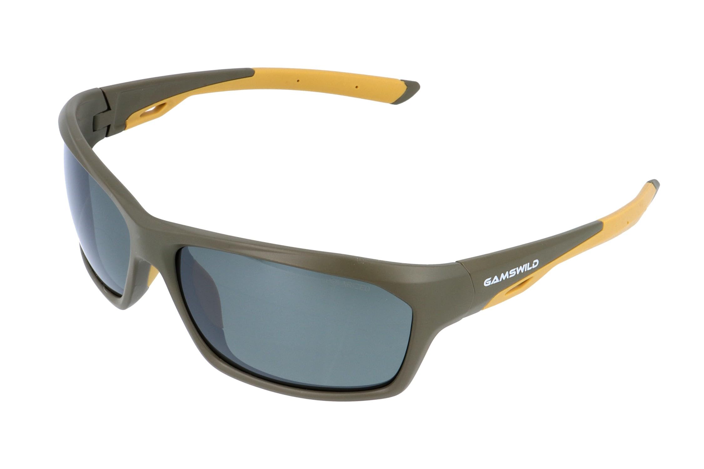Gamswild WS4034 Occhiali da sole sportivi TR90 polarizzati occhiali da ciclismo occhiali da sci unisex leggeri | verde | blu | marrone | marrone |