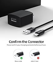 Vista 4 de Adaptador de CA para Nintendo NES Classic Edition 2016, Super NES Classic 2017, consola clásica Playstation con cable de cargador micro USB de 5