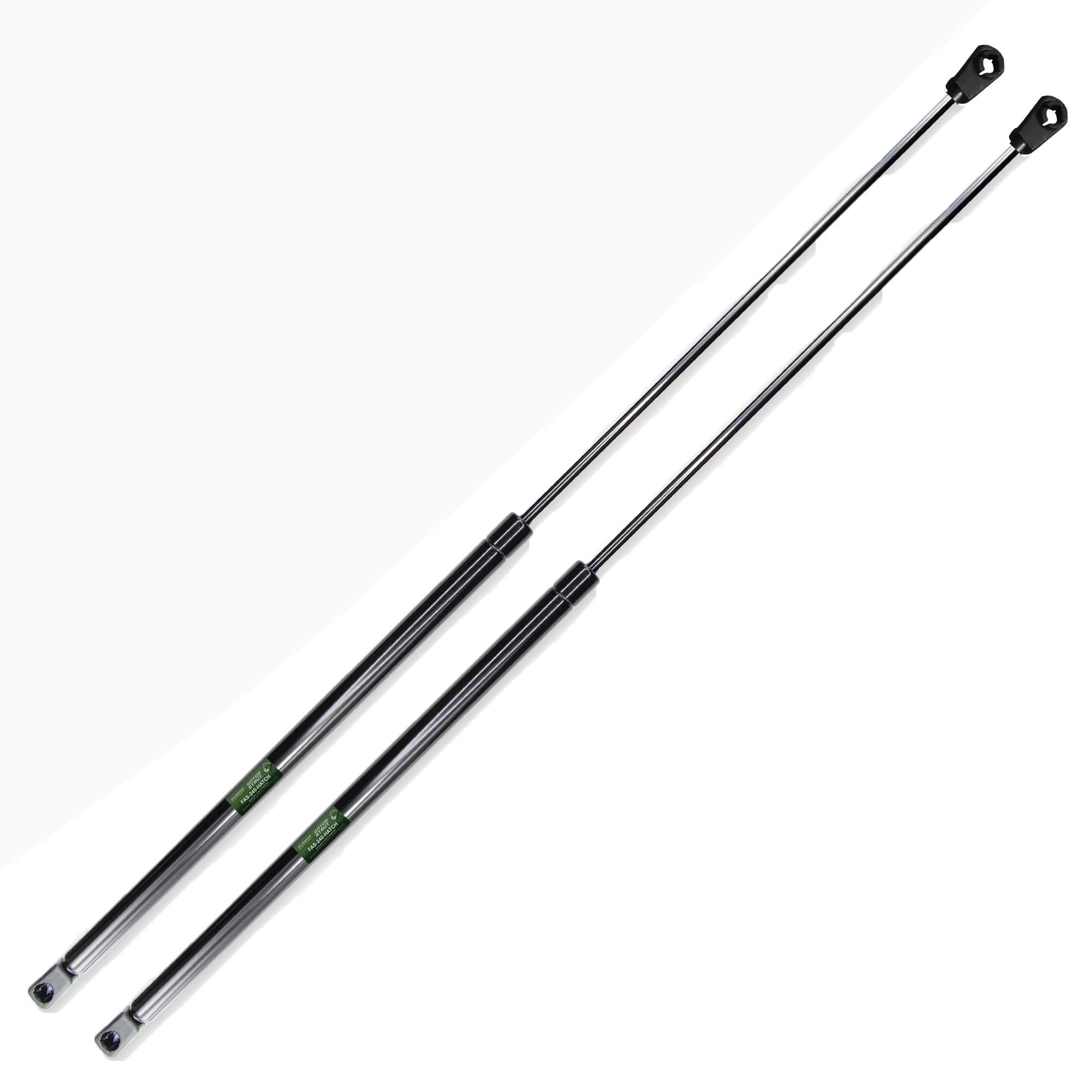 2 Rear Hatch Lift Supports, Compatible with: Hatchback Models: 1990-1994 Mitsubishi Eclipse, Plymouth Laser, Eagle Talon Plus Replacement Hardware - Gas Shock - by Gator Strut, FAS-240-2