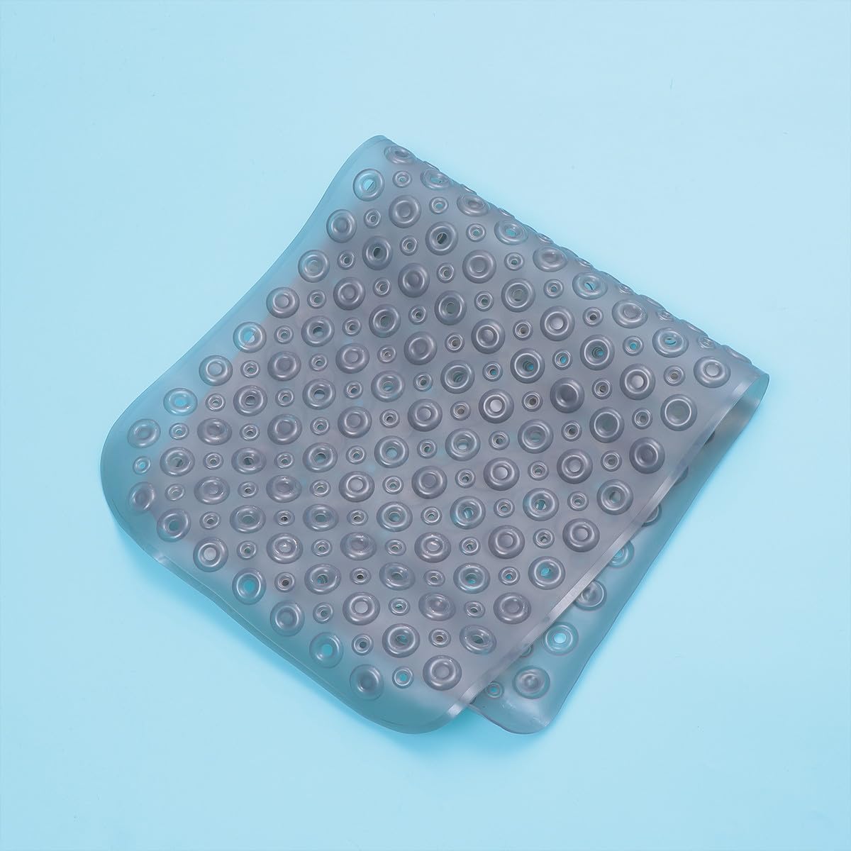 Tappeto Vasca Antiscivolo 80x40 Cm in Pvc Lavabile | Ventose, Drenaggio Rapido, Massaggio Plantare, per Bagno e Doccia Domestici