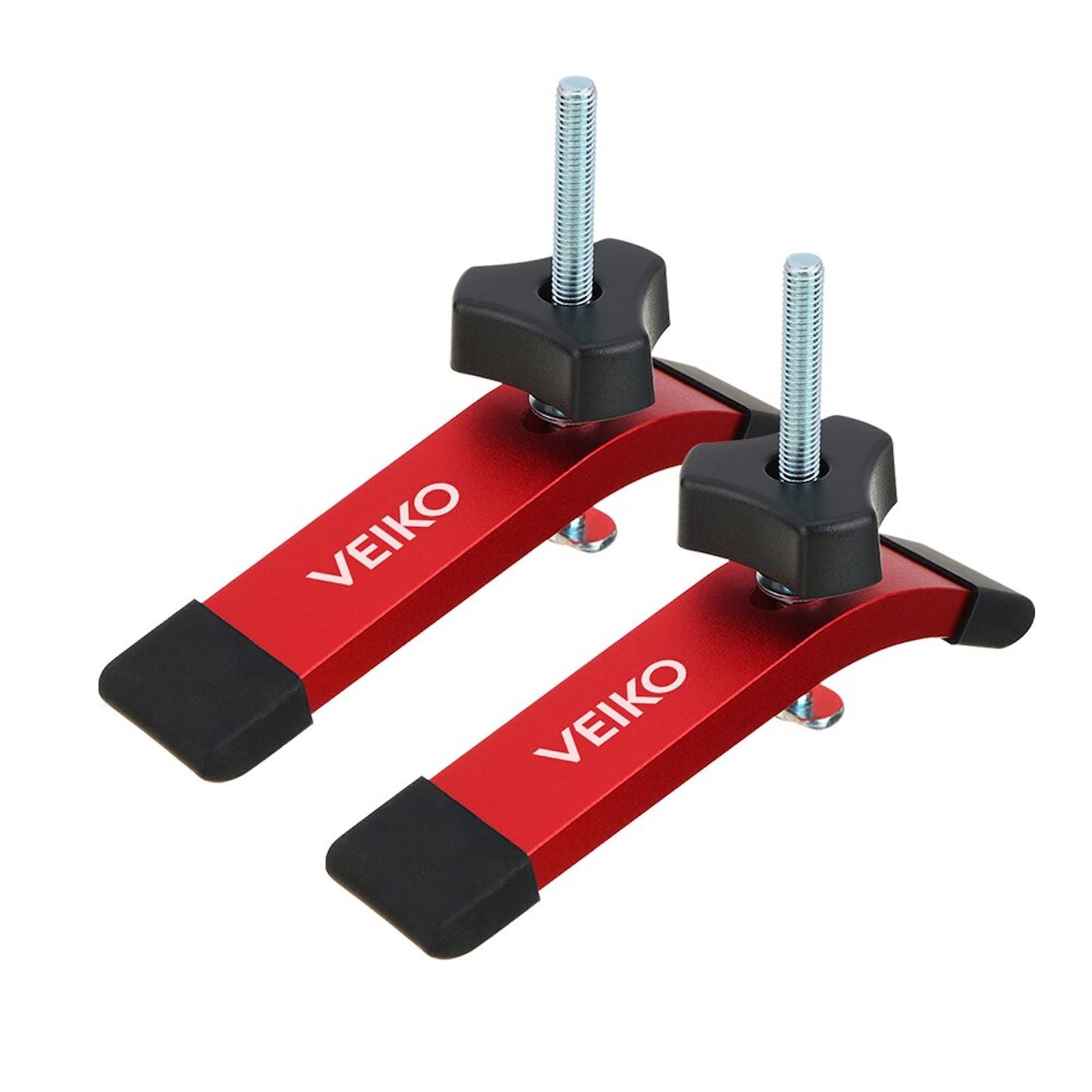 Herramientas para carpintería Veiko guías de aluminio resistente con ranura en T pack de 2 1