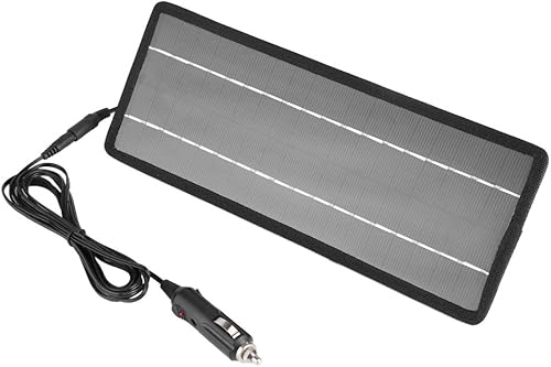 Miniatura 7 de Greensen Cargador de panel solar de 12 V, panel monocristalino para automóvil, camión, autocaravana, barcos, autocaravana