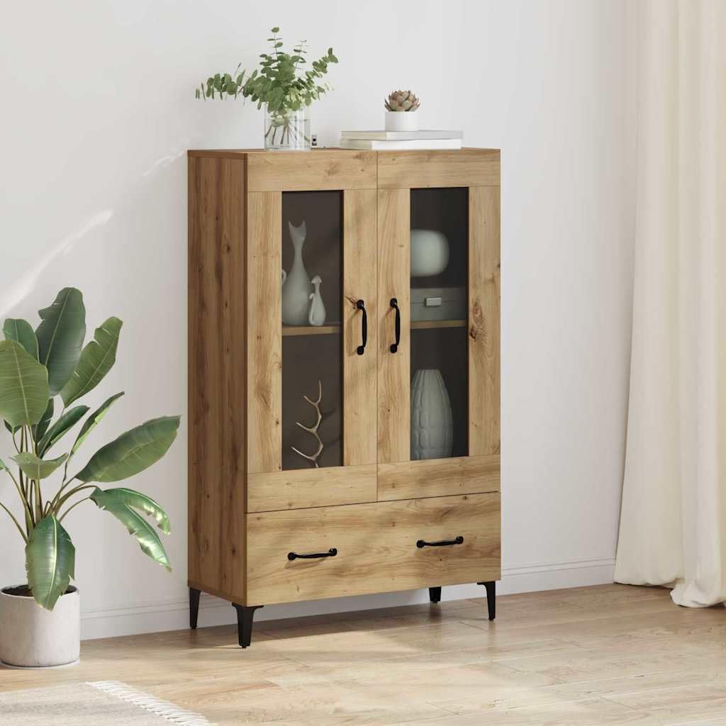 vidaXL Haut Armoire Chêne Artisanal 70 x 31 x 115 cm