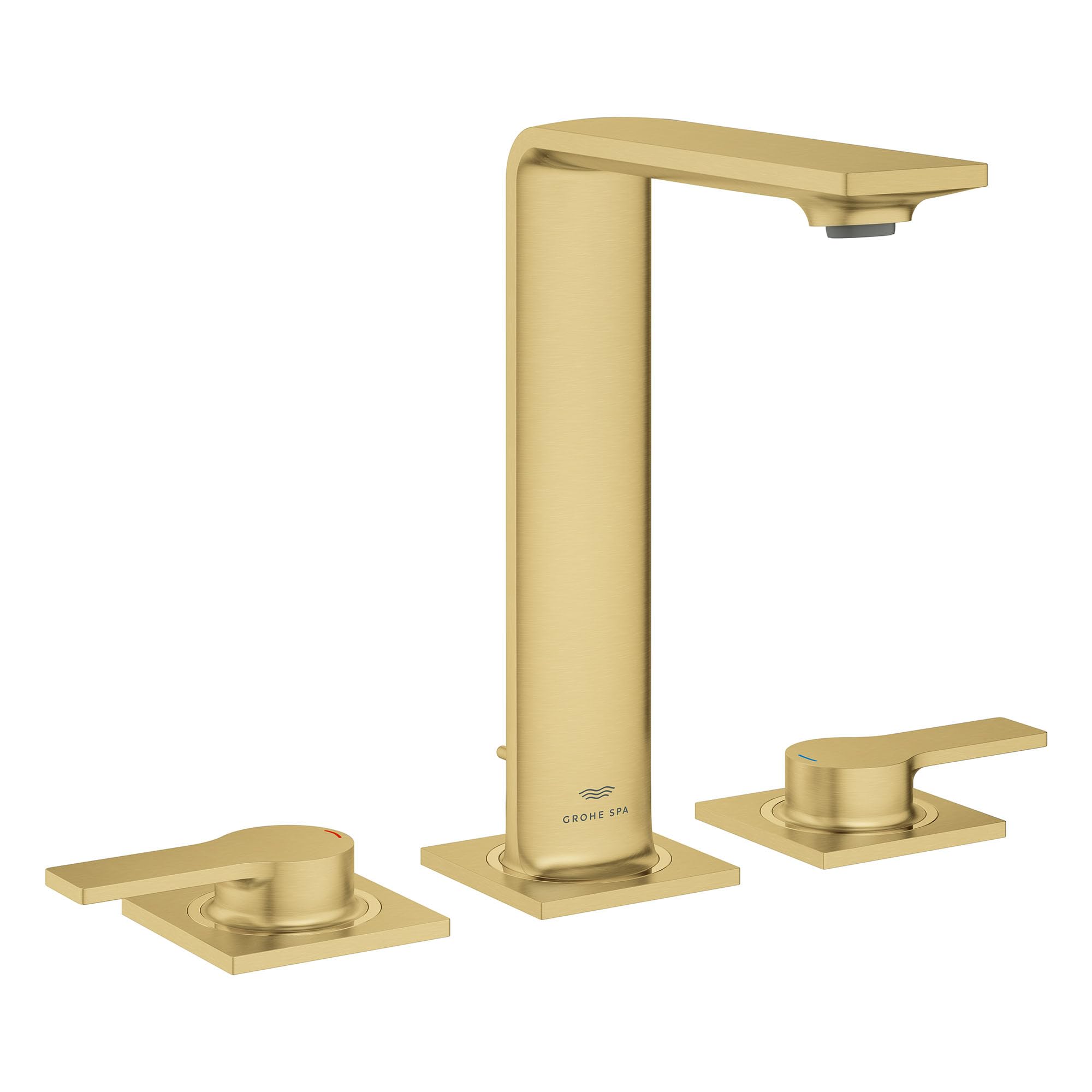 Grohe 20584GN1 - Allure 8-inch Widespread 2-Handle M-Size Bathroom Faucet 1 2 GPM - Brushed Cool Sunrise