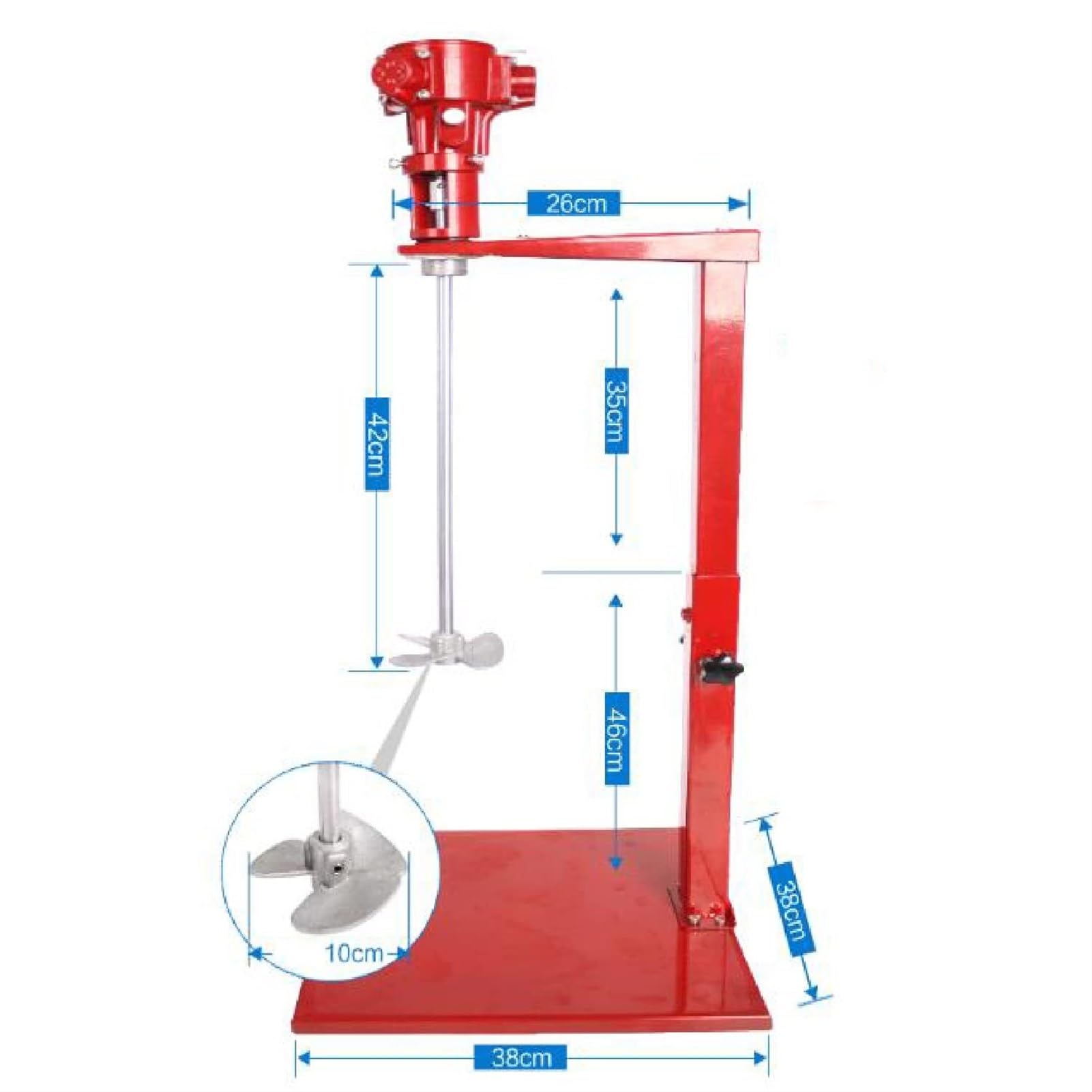 Miscelatore pneumatico, 5 Gal/20L in acciaio inossidabile, miscelatore di sollevamento automatico, macchina di agitazione della vernice for la miscelazione della vernice in fabbrica di vernici, indust