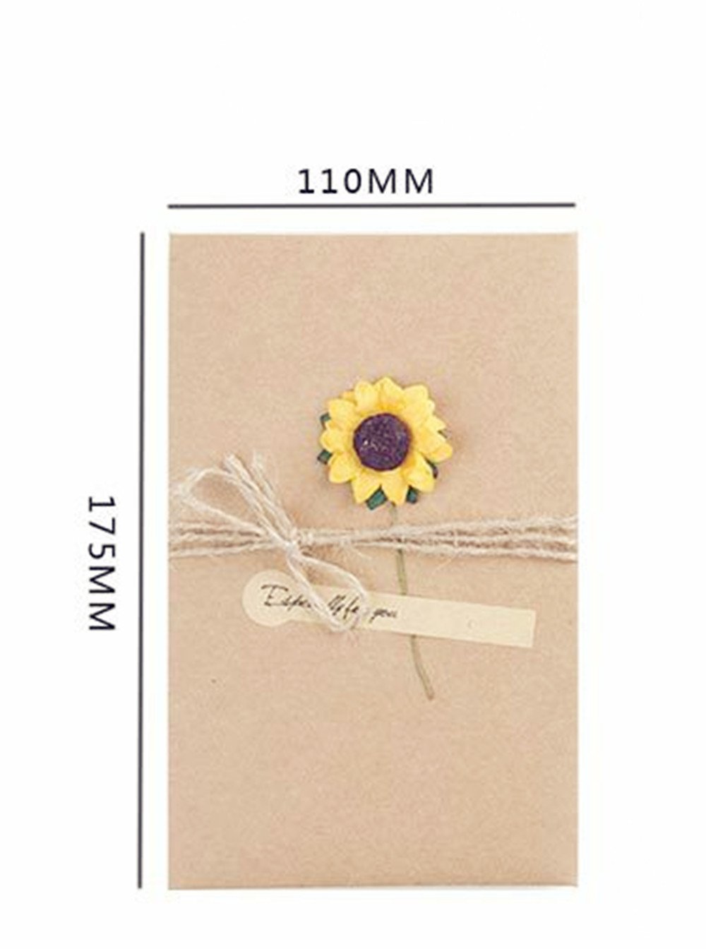 Cartes Voeux Miniatures 50 Mini Cartes Vœux Blanc Avec Enveloppes Kraft - Fermeture Cœur DIY Anniversaire Noël Petites Cartes Pour Anniversaire Et Noël