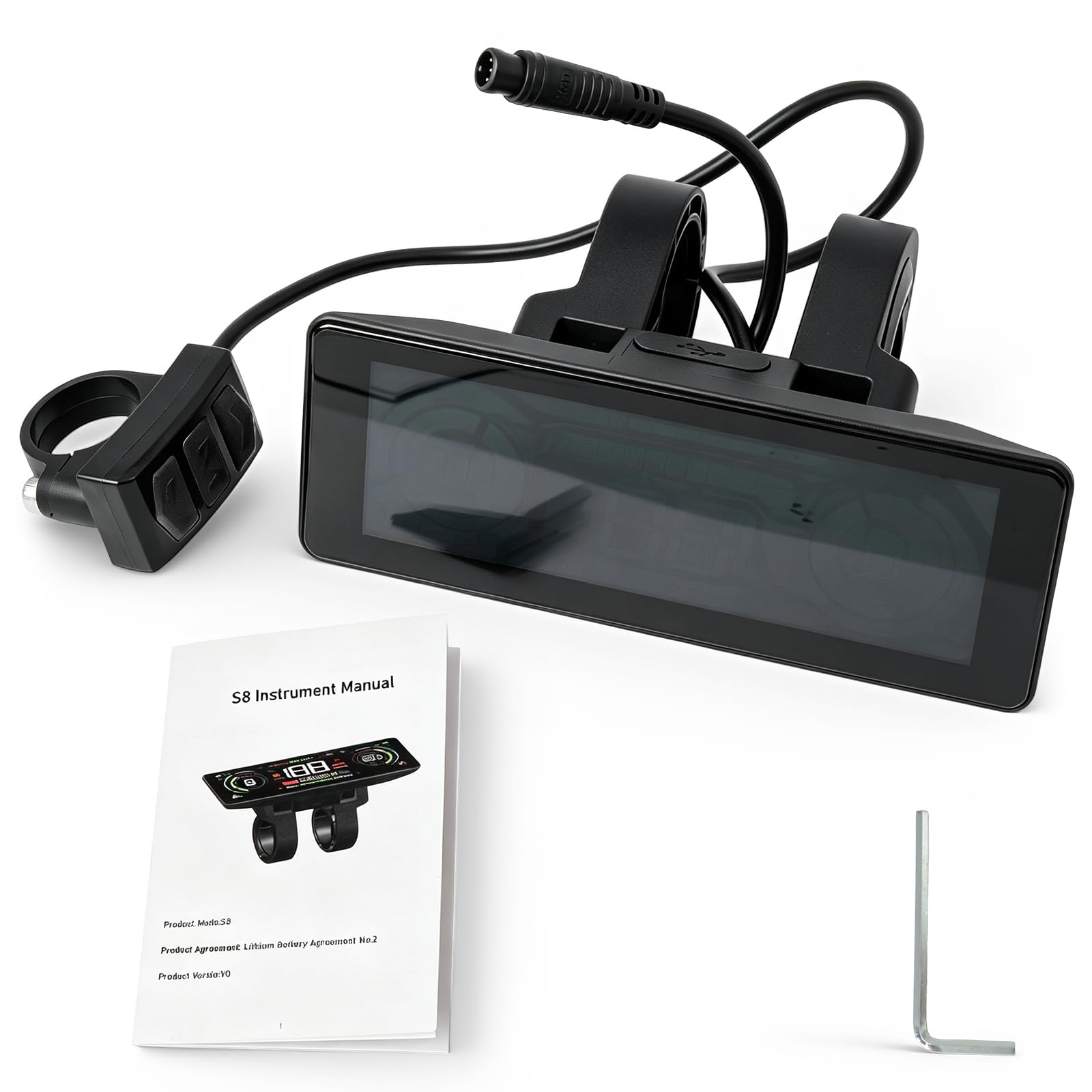 VAINELY Upgraded Display Screen Compatible with Yozma IN10 E-Bike