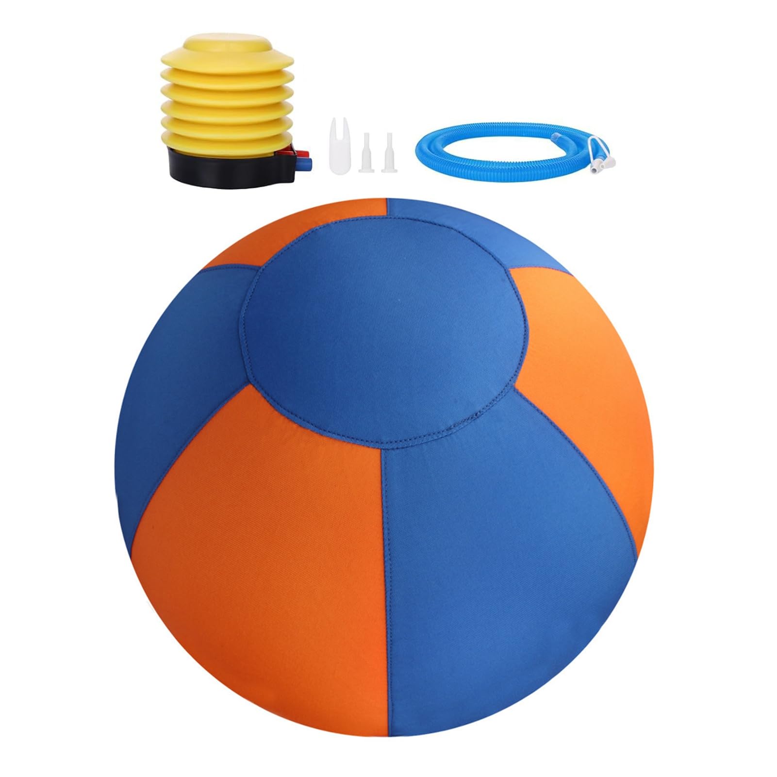 Pelota de pastoreo para perros, pelota calmante con asa de cubierta, pelota de entrenamiento inflable para razas grandes, perros pequeños y medianos, juego activo