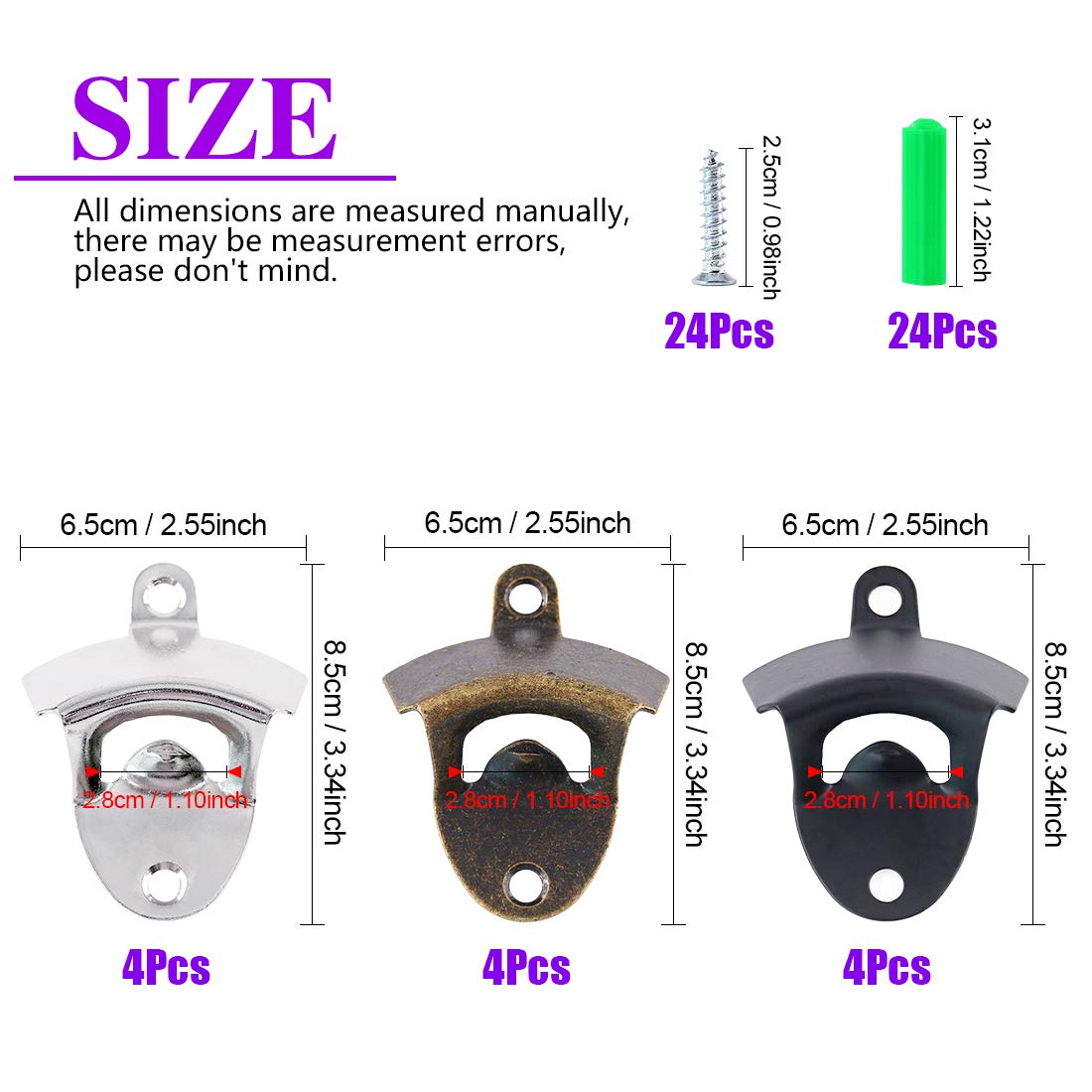 Magnetic Clip for Bottle Openers 1 Each