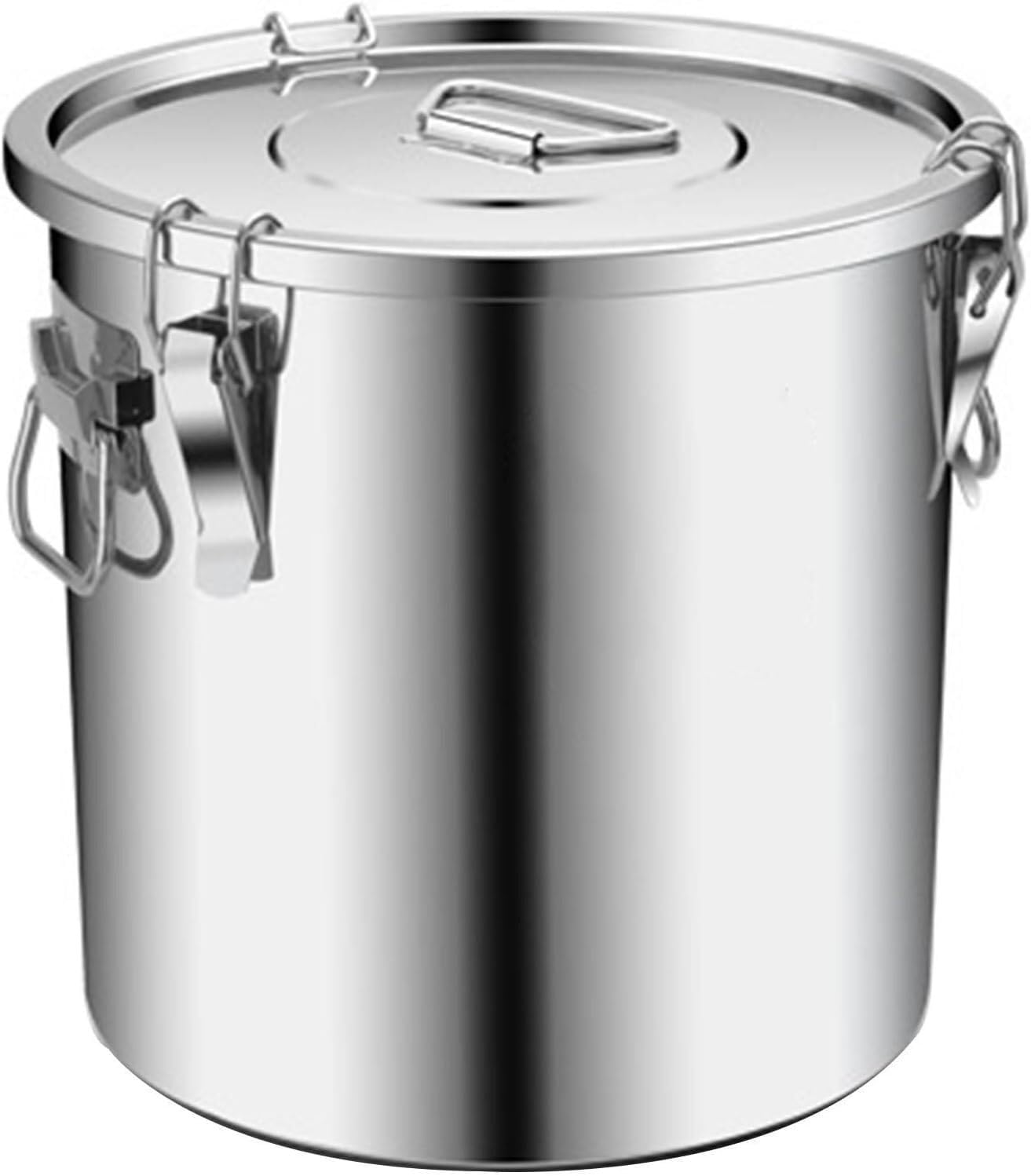 304 Stainless Steel Airtight Food Storage Canister for Rice Flour Coffee