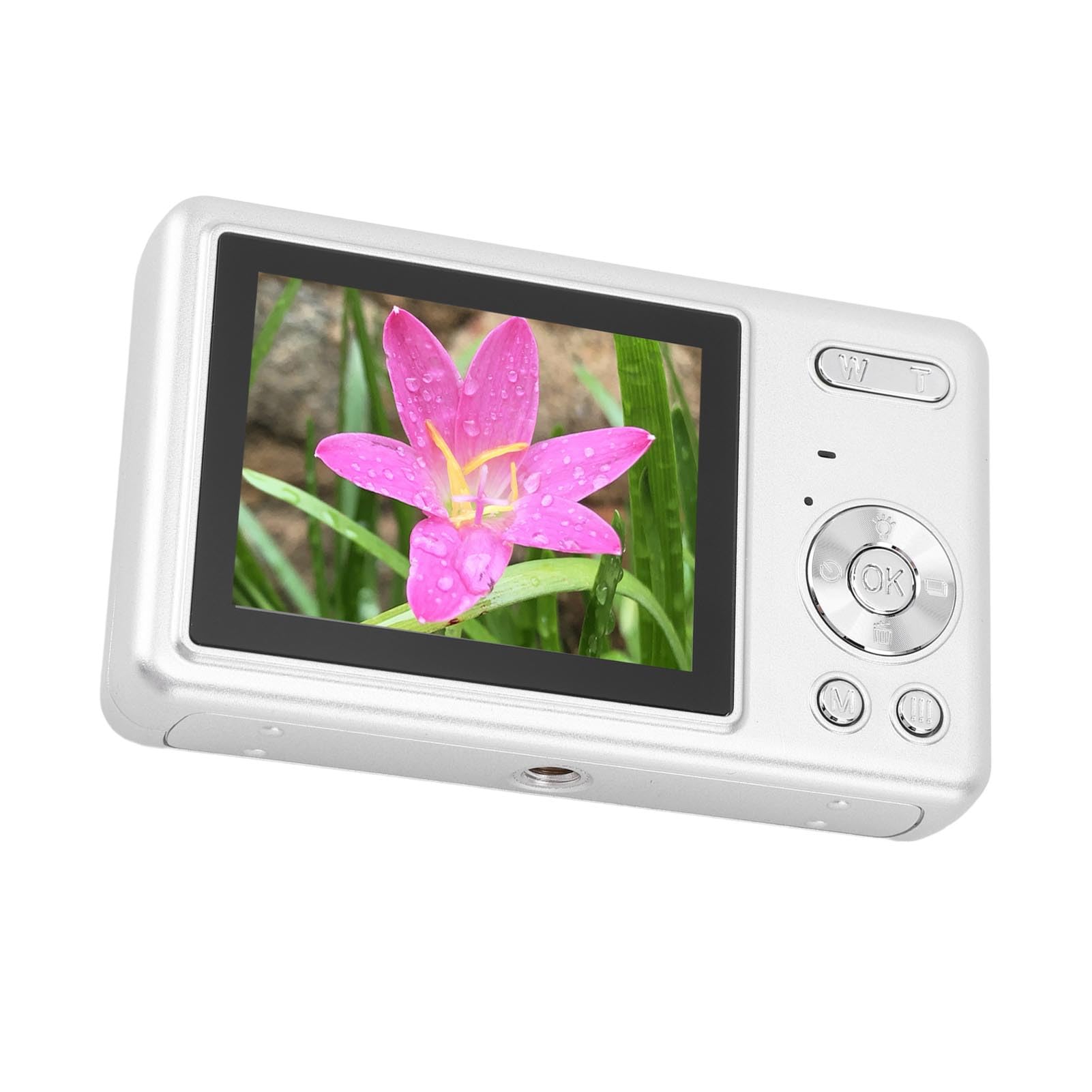 Kieszonkowy Aparat Cyfrowy do Fotografii, Aparat Fotograficzny o Rozdzielczości 12 MP i Rozdzielczości 1080 P, Typu „wyceluj i Zrób zdjęcie” z Ekranem TFT o Przekątnej 2,4 Cala,