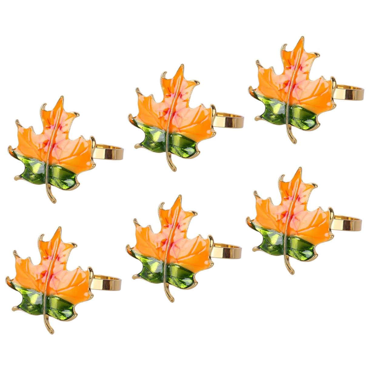 TOPBATHY 12stücke Festival Serviettenringe Dekorative Tischaccessoires Für Thanksgiving Und Feiern Hochwertige Serviettenhalter Mit Blattdesign Für Festliche Anlässe