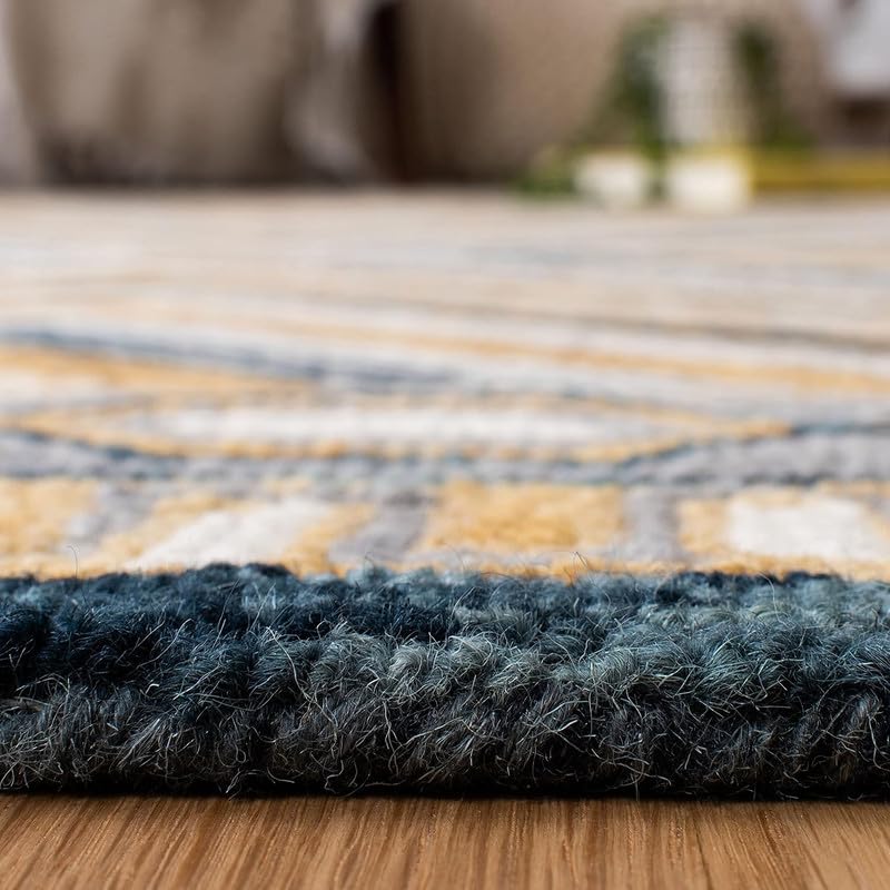 Image of OLEFIN Handmade Thick Woolen Anti Slip Carpet and Rugs for Living Room Bedroom Hall Dinning Room Kids Room