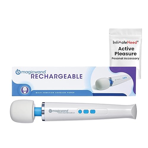Hitachi Magic Wand | Magic Wand Rechargeable | Original 2025 Model HV-270 Cordless Wand by Vibratex with Free IntimateNeed Active Pleasure Personal Accessory with Wand Massager