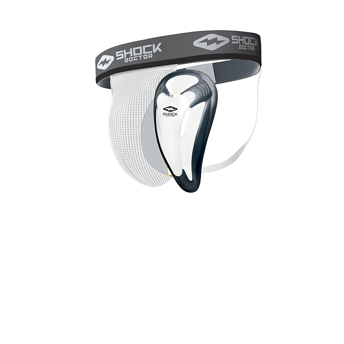 Shock Doctor 男士护裆带 BioFlex 杯（白色）
