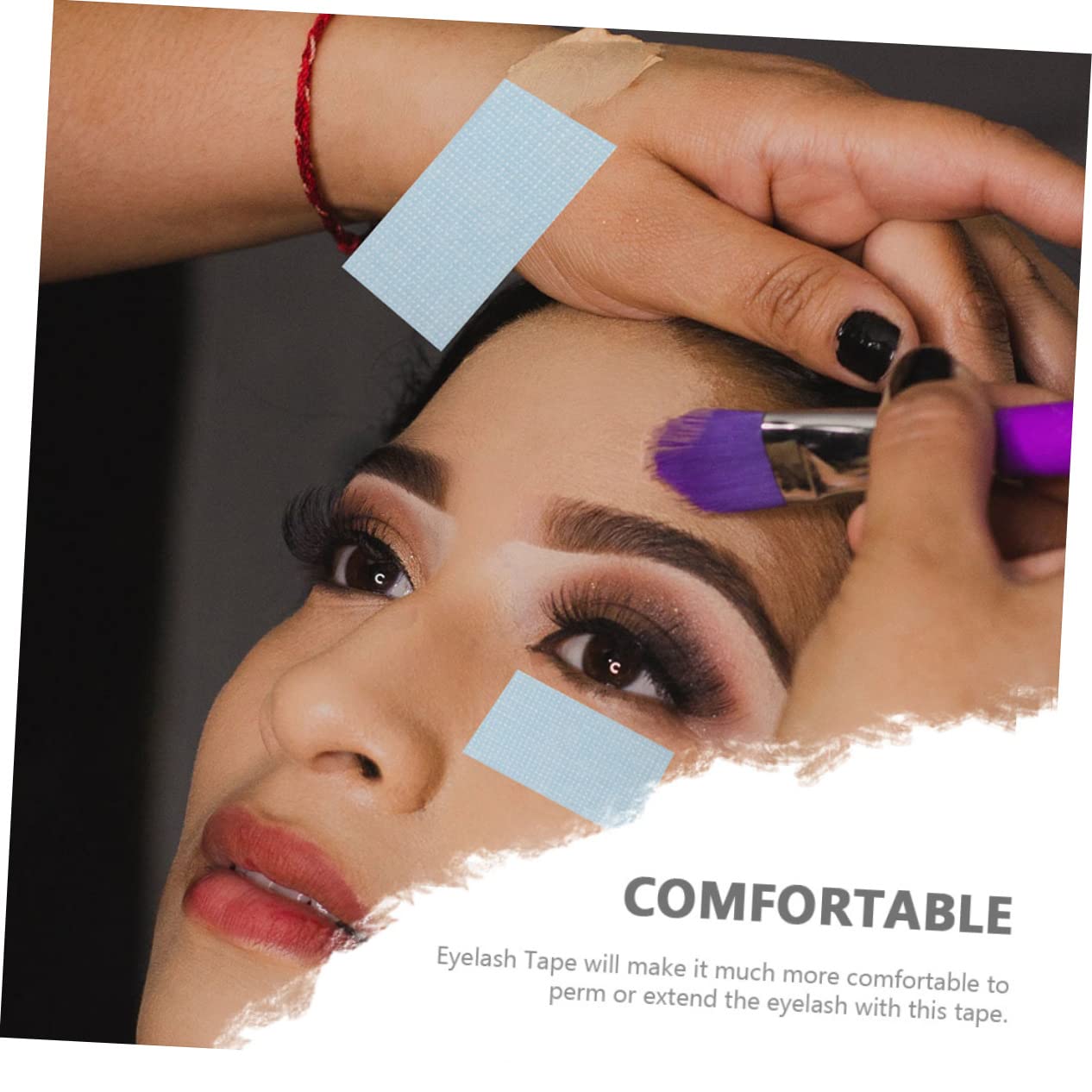DOITOOL 5 Juegos De Herramientas Auxiliares Para Extensiones De Pestañas Cinta Adhesiva Para Maquillaje De Pestañas Estudio De Cosmética 2 Rollos X 5