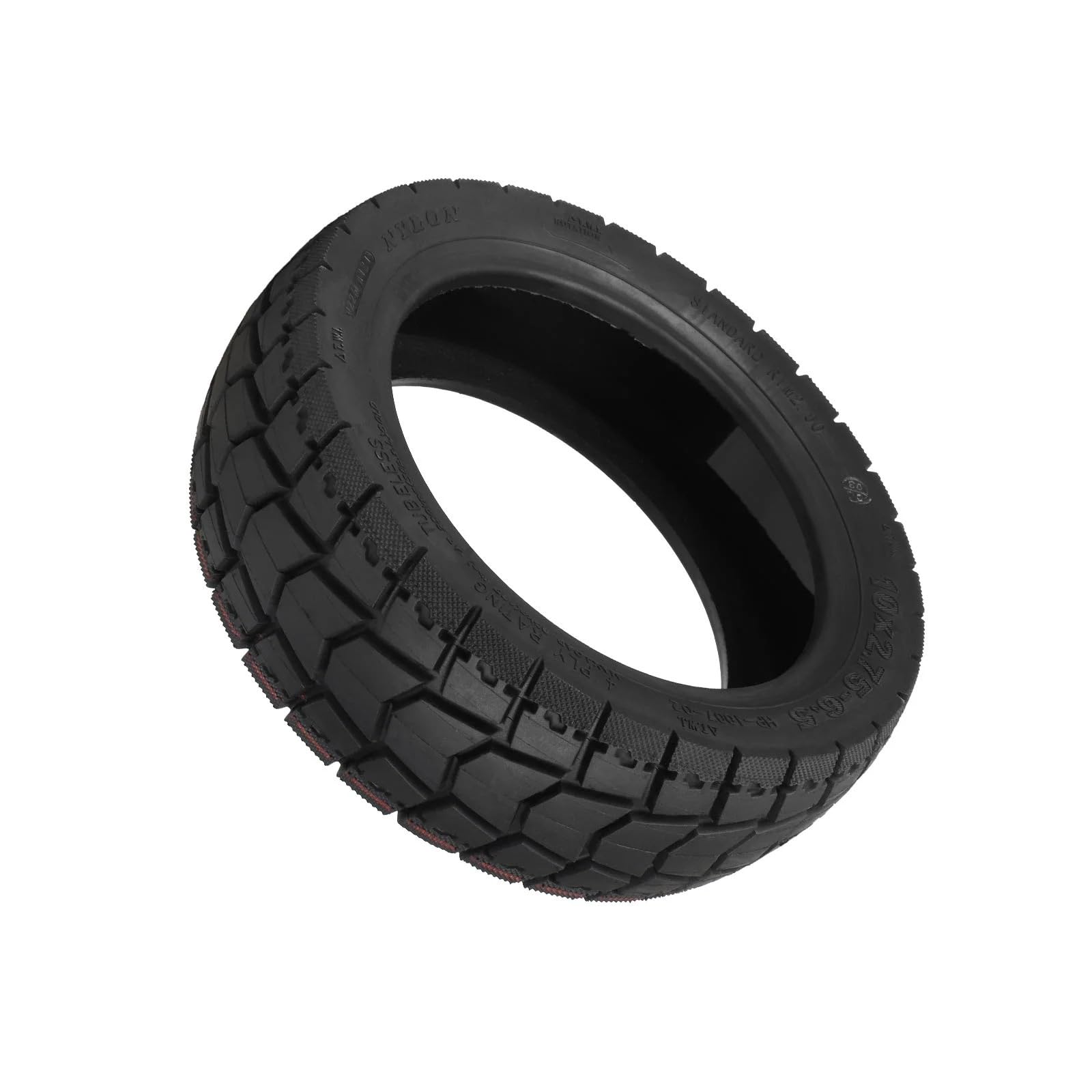 10 x 2.75-6.5 Pneumatico senza Camera d'Aria per Kugoo Kukirin G2/G3/G2 Ultra/M4 Max/A1 per Speedway 5 Dualtron 3 Pneumatico Tubeless Auto-Riparante Antideflagrante, Ruota di Ricambio (1 PC)