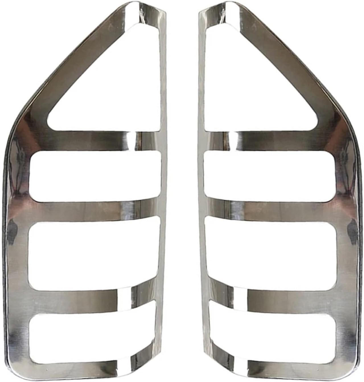 1Pair Chrome Rear Taillight Cover Panel Lamp Trim Frame Compatible For Benz Dodge Sprinter Truck Car Taillight Decorative