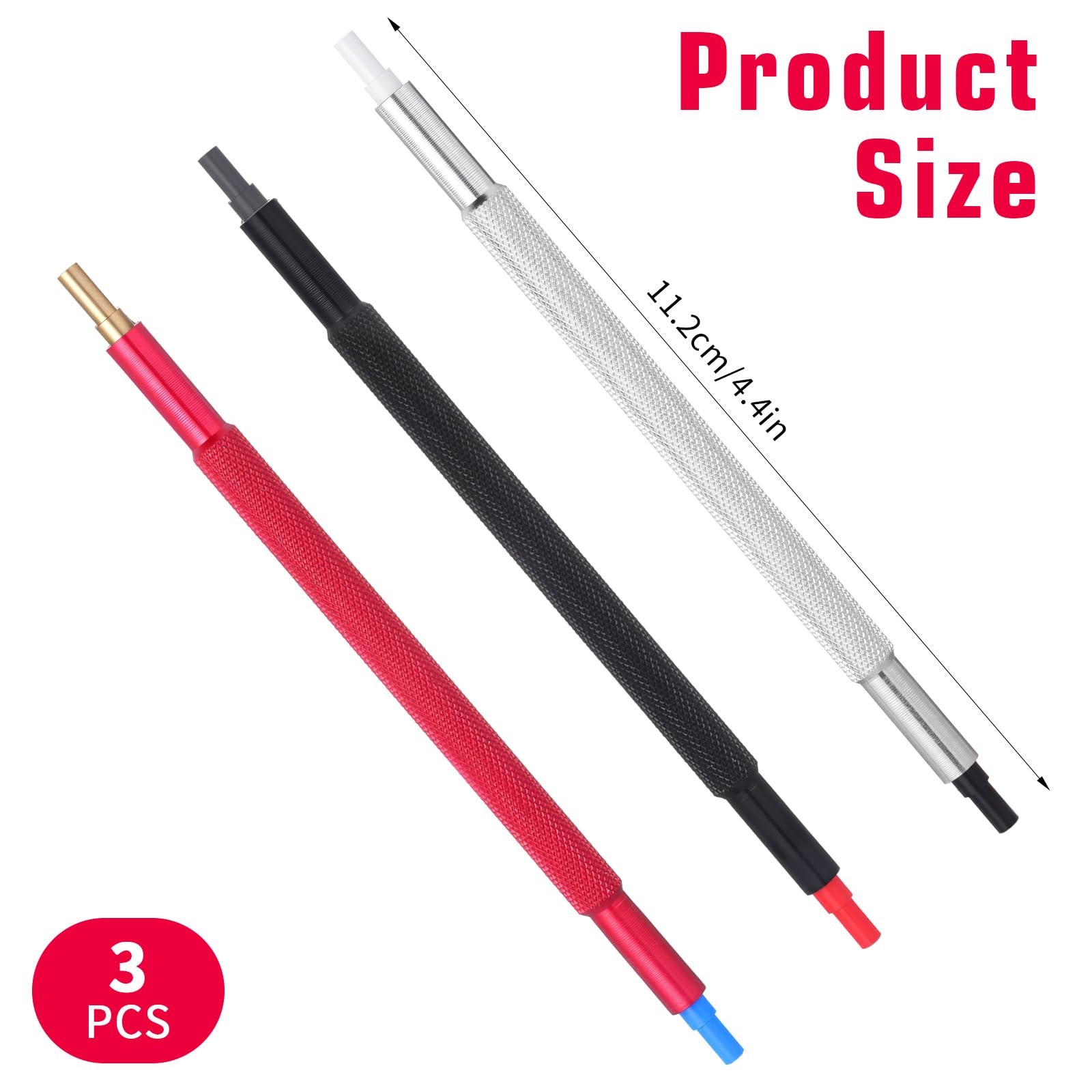 Mabor 3Pcs Watch Hand Setting Tool Watch Hand Pressers Pusher Fitting Set, Watchmakers Wristwatch Repair Removal Tool for Strap