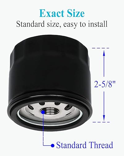 Miniatura 7 de Paquete de 4 filtros de aceite 12 050 01-S - Filtro de aceite profesional de fábrica para Kohler Engine Troy Bilt Bronco 12 050 01 1205001-S 12 050