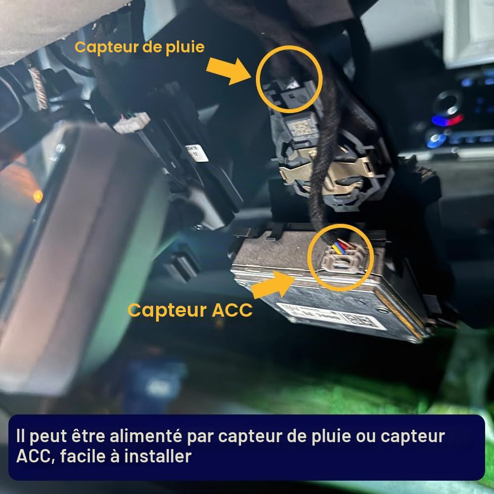 Fitcamx Dashcam 4K Compatible avec 2024-2025 Hyundai Santa Fe SE SEL Limited Calligraphy XRT, Caméra de Voiture OEM, WiFi UHD 2160P, G-Senseur, Enregistrement en Boucle, WDR, Plug & Play, Carte 64 Go