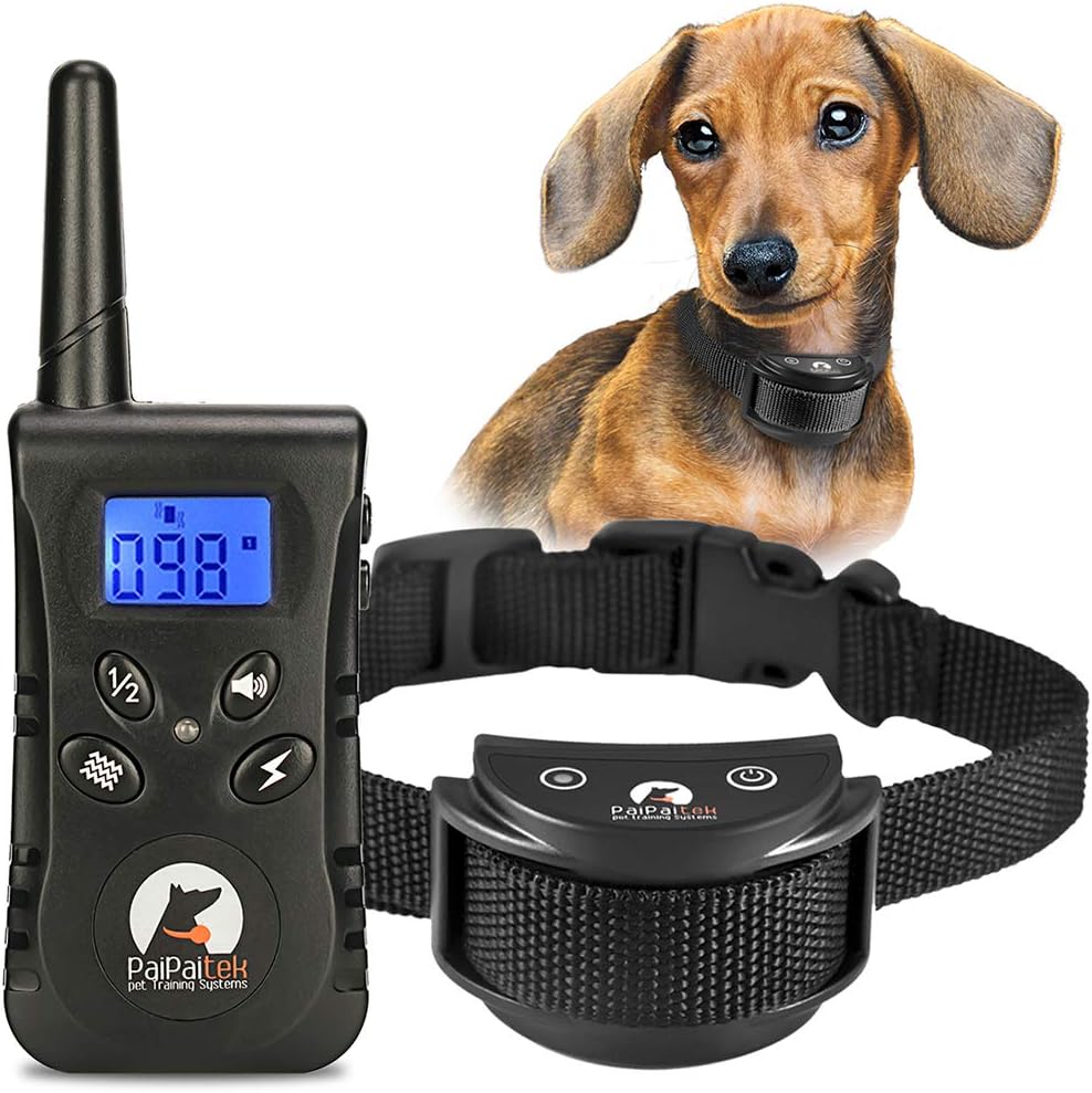 Amazon.co.jp PAIPAITEK Dog Training Collar, Remote Control, Pet