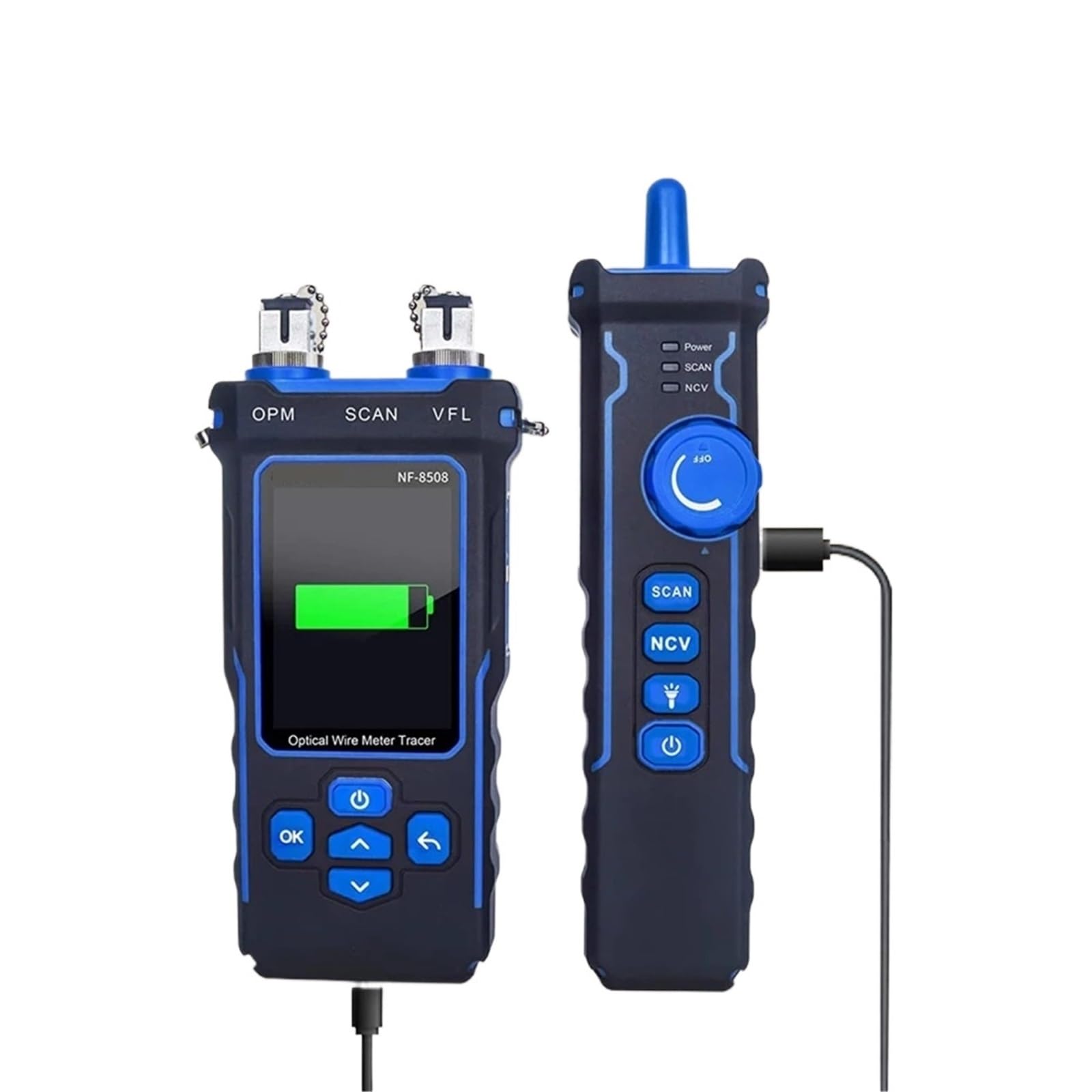 Traceur de Cable, Testeur de câbles réseau PoE, ceinture, wattmètre optique, écran LCD, mesure la longueur, schéma câbla, suivi