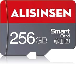 256GB Micro SD Card 256GB Memory Card with SD CRAD Adapter for GOPRO,Memory Card 256GB for Camera Class 10 Card High Speed TF Card for Phone,Game Console,Dash Cam, Camcorder,Surveillance