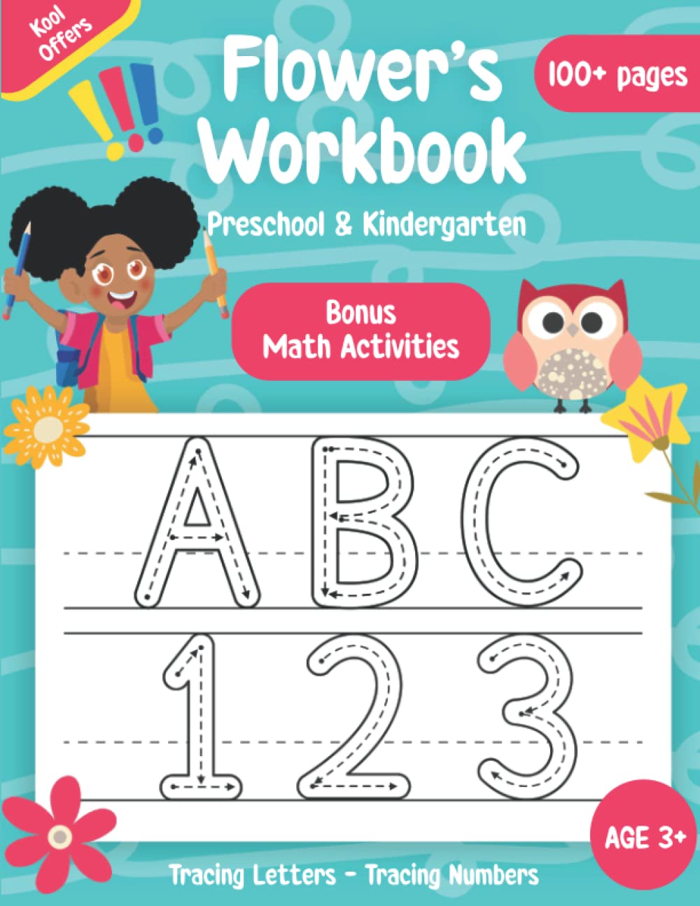 ABC Letter Tracing For Preschoolers, Numbers Tracing Math Practice Workbook, Math Activity Book For Pre K: Kids Activity And Math Workbook 3-6, ... Activity Books Bundle for Kindergarten)