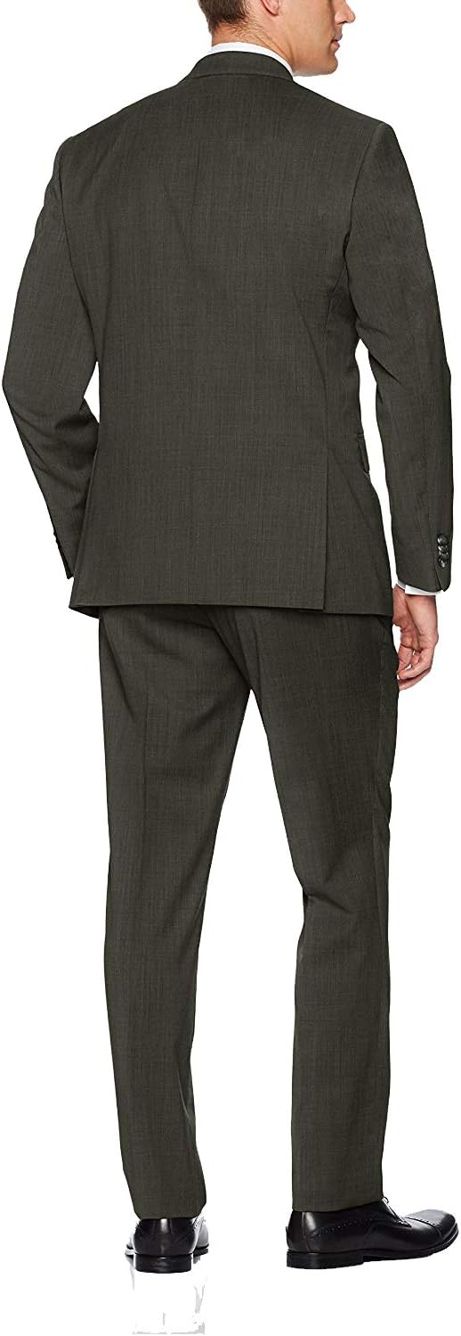 Adam Baker Men's Suit Slim-Fit 2-Piece Single Breasted Suit - Colors