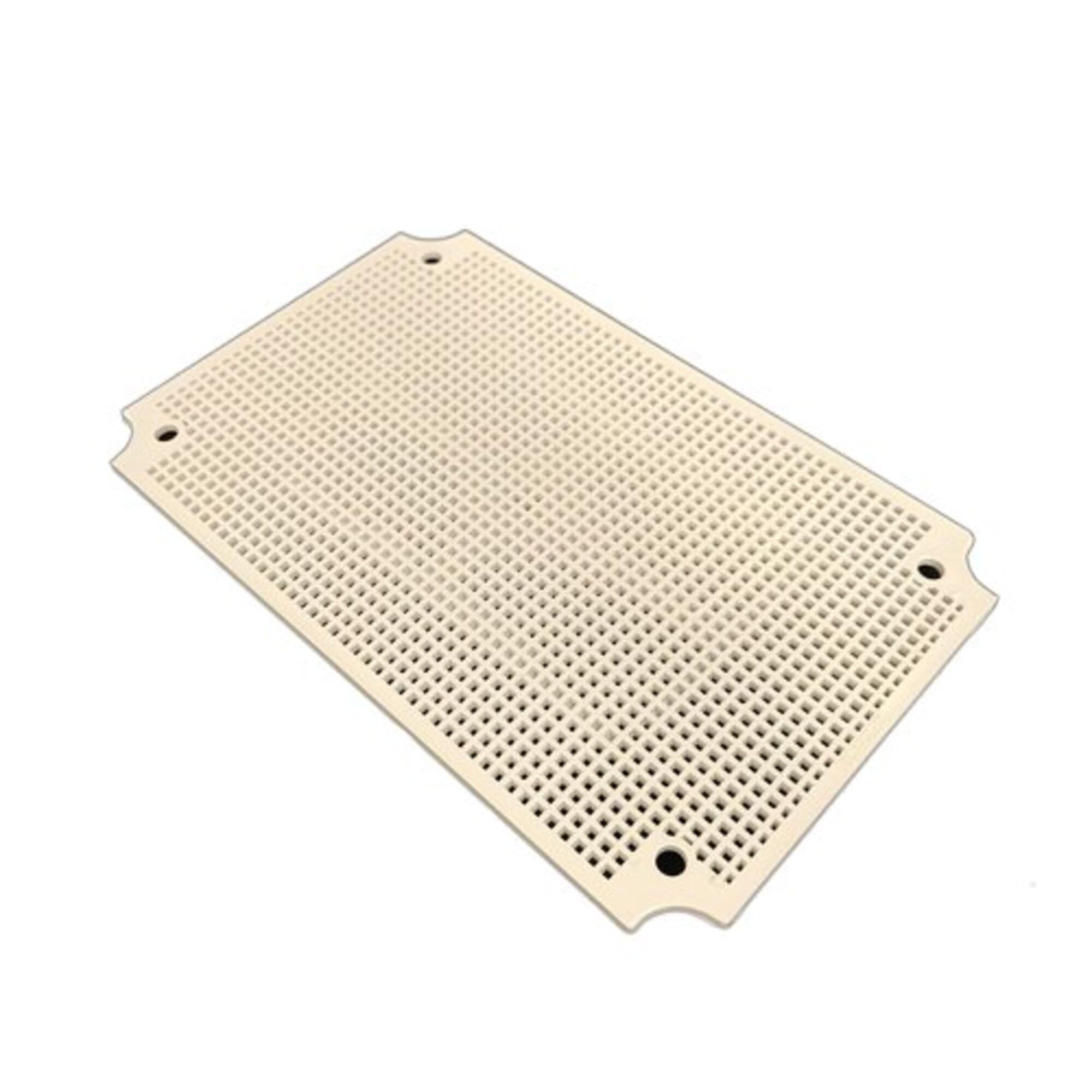 BUD Industries NBX-32916-PL ABS Plastic Internal Panel 10.51" L x 6.69" W x 0.13" D, Natural