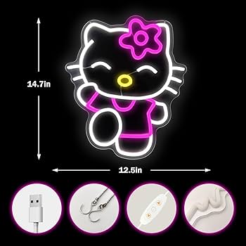 Amazon.co.jp: Cheunyar ハローキット ネオンサイン 調光機能付き