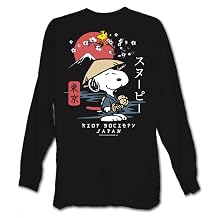 Riot Society Mens Long Sleeve Graphic and Embroidered Fashion T-Shirt