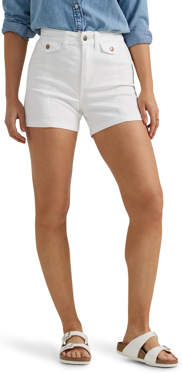Lee Womens Legendary Seamed Denim Short