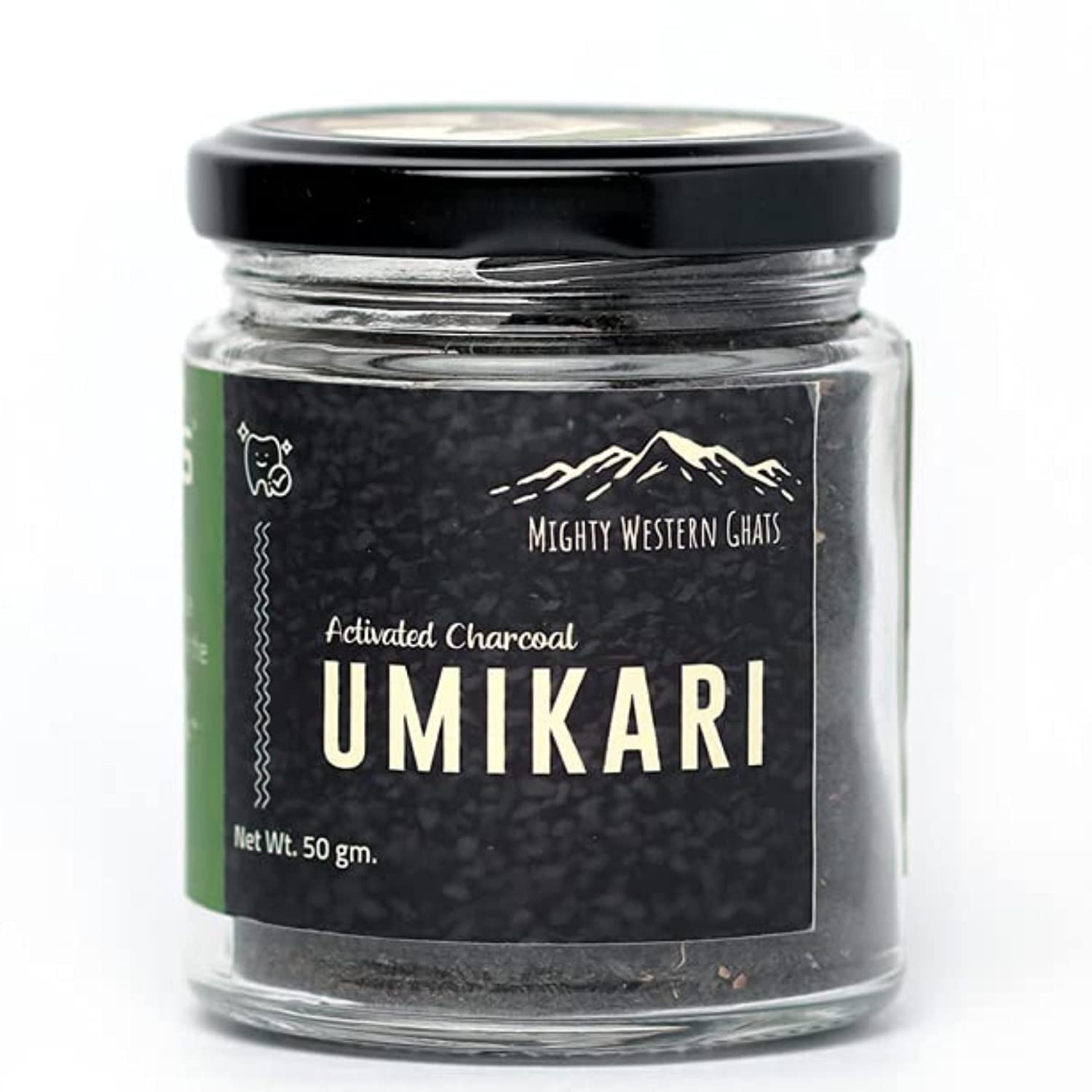 SROTAS Ummikari Activated Charcoal For Teeth Whitening (Pack of 3, 50 grm each) | Umikari Powder | Flouride Free | Enamel Safe Teeth Whitening Product