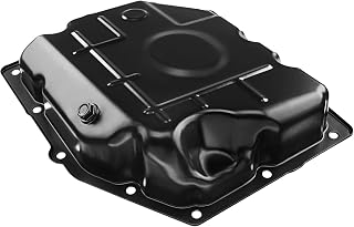 A-Premium Transmission Oil Pan with Drain Plug Compatible with 42RLE Transmission, Jeep Liberty Wrangler, Chrysler 300, Ram 1500 Dakota, Dodge Challenger Charger Dakota Durango Magnum