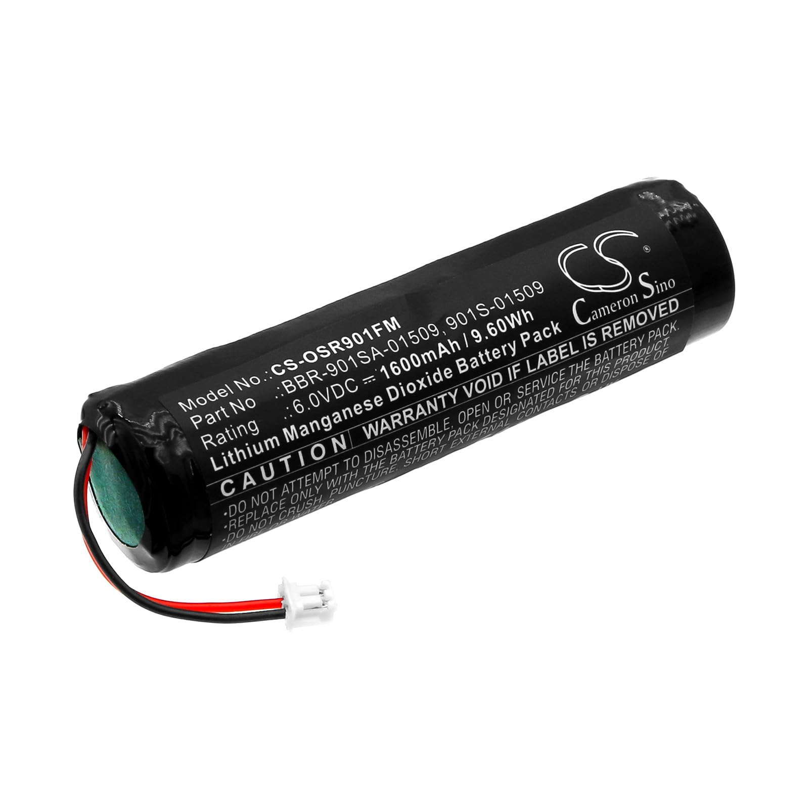 TECHTEK Batería 1600mAh Compatible con [RescueME] MOB1, para [Ocean Signal] MOB1 Distress Beacon, rescueME rescueME AIS sustituye 901S-01509, BBR-901S-01509, BBR-901SA-01509, LB9M