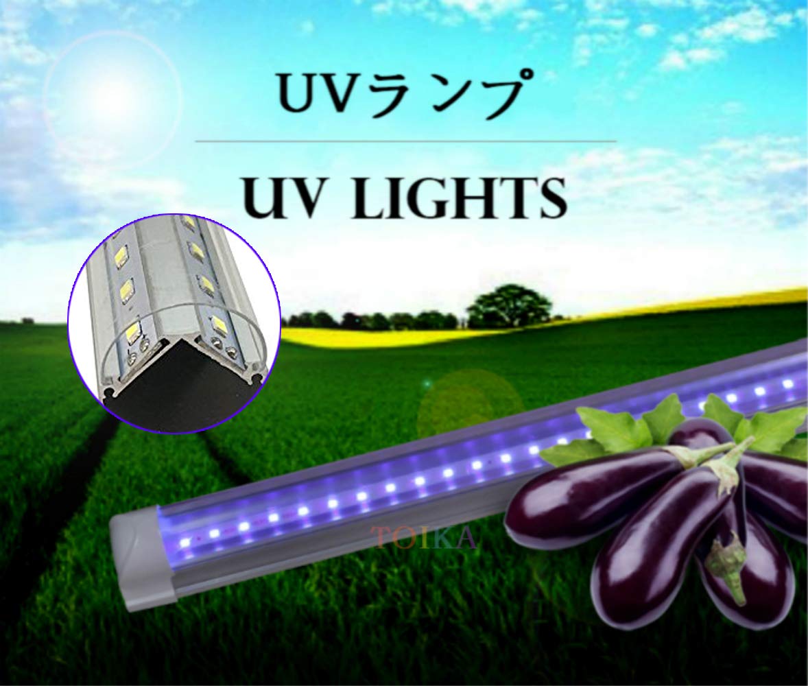 Amazon | 【15本セット】 ブラックライト UV LED蛍光灯 LED