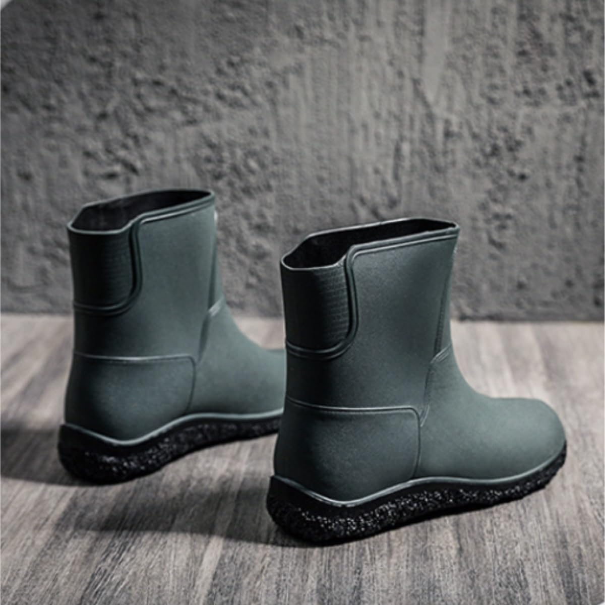 Kalosze Gumowce Lekkie Męskie Gumowe Buty Typu Mid Tube, Wodoodporne I Antypoślizgowe, Przeciwdeszczowe, Wędkarskie Wodne Rain Boot