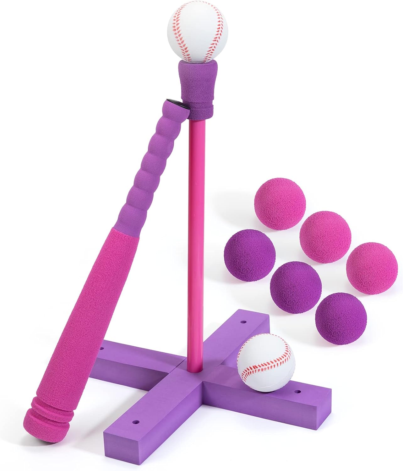 CeleMoon 22 Inch Foam T Ball Set for Kids Toddlers 35 58
