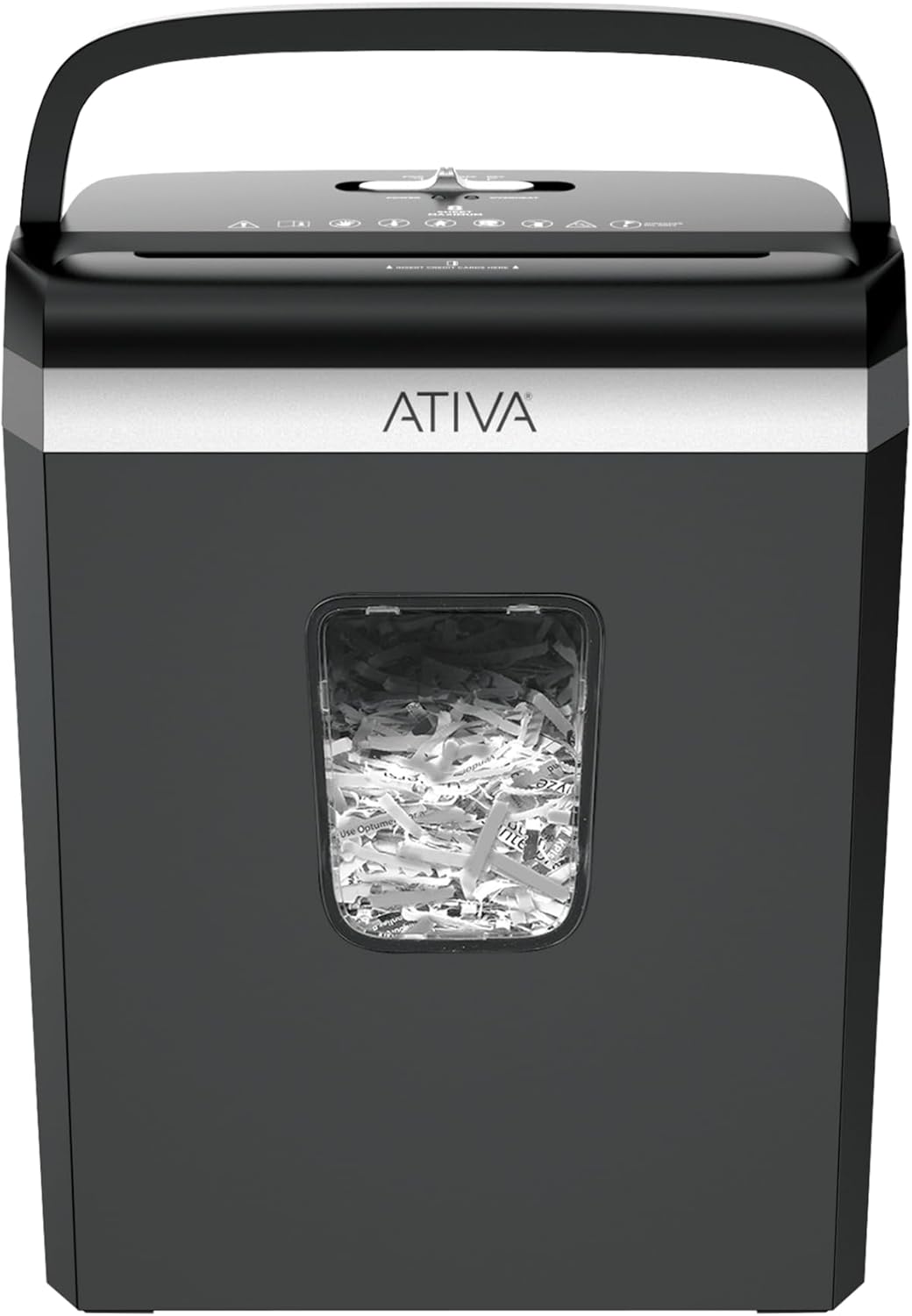 Ativa® 8-Sheet Cross-Cut Shredder, A08CC23