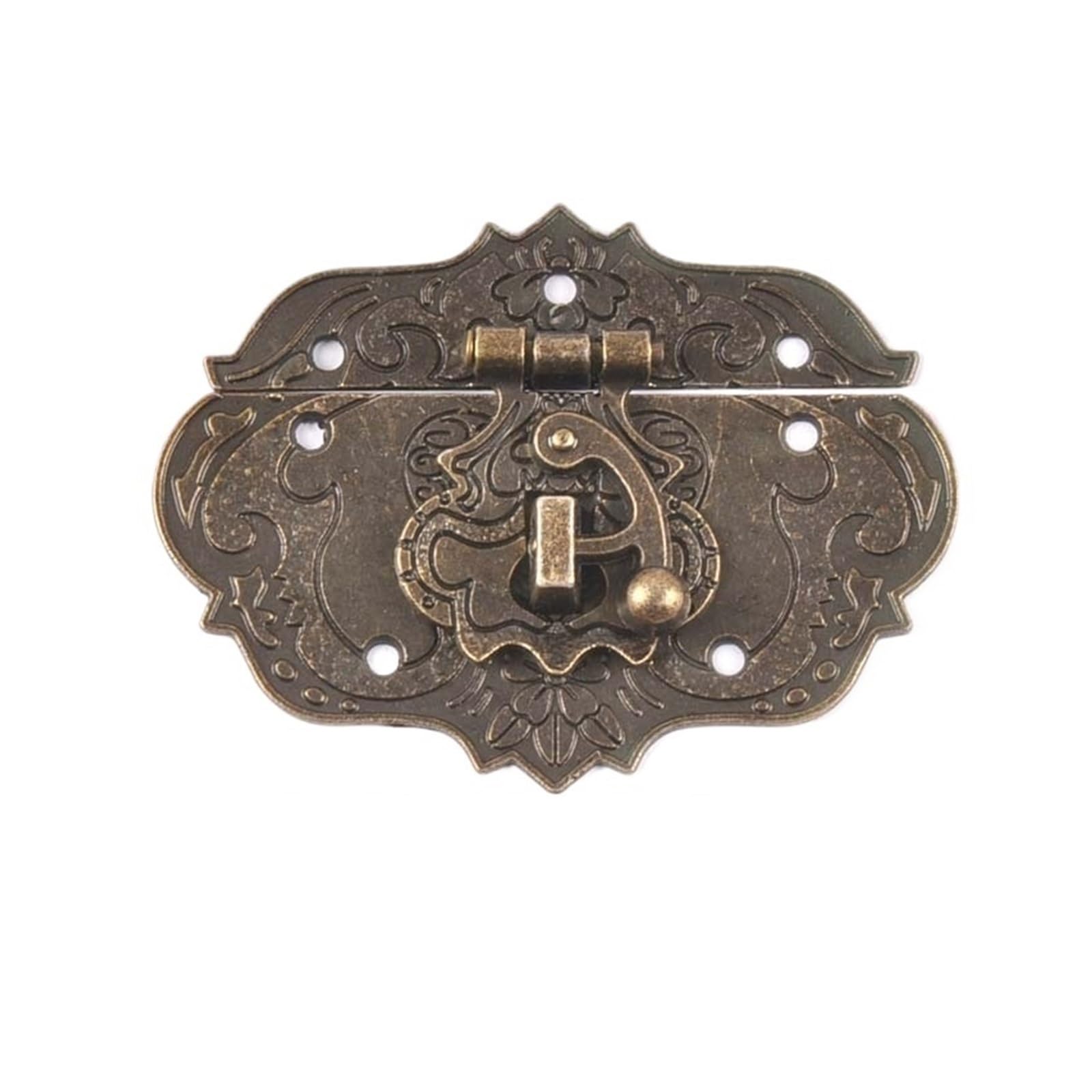 Serrure de boîte en laiton rétro : réparez facilement votre boucle de meuble cassée