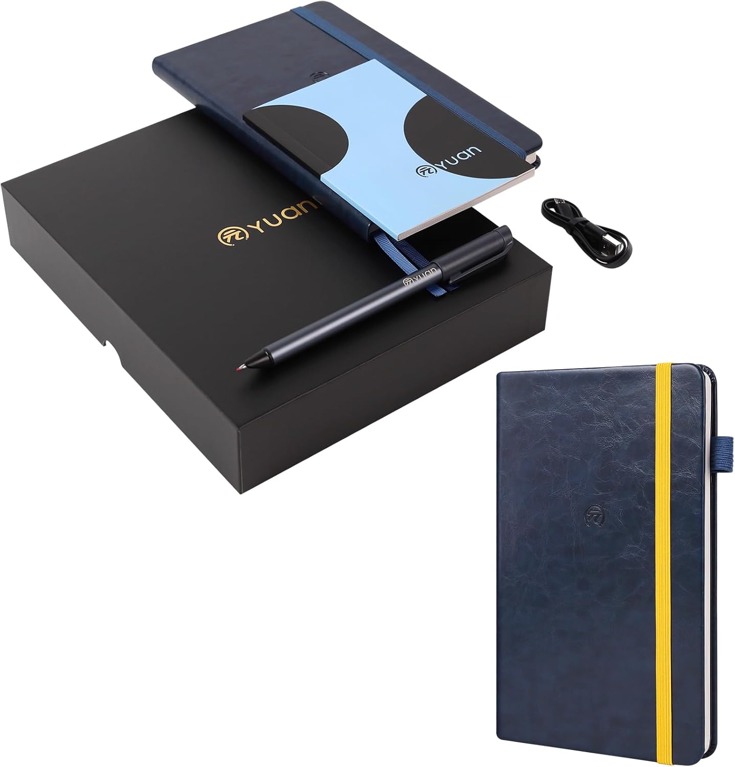 Smart Pen for Note Taking Set and Smart Digital Notebook, Real-Time Paper-to-Digital, for Meeting Class Creation, Convert to Text, Store, and Share Your Handwritten Notes via App(iOS/Android)